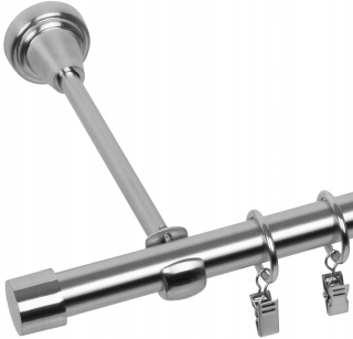 TYČ JEDNODUCHÝCH ZÁCLONOV 200 CM 19 MM SMART METAL 3 FARBY RENA